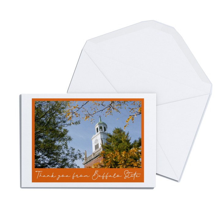 mock-up of notecard