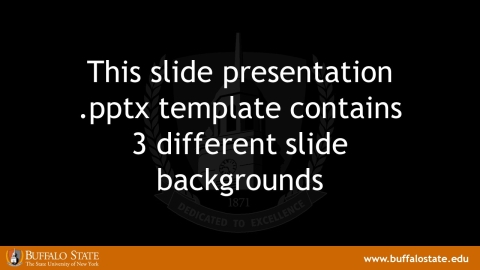 Preview of BSC Crest Dark slide template-16:9