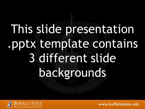 Preview of BSC Crest Dark slide template
