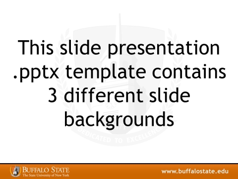 Preview of BSC Crest slide template