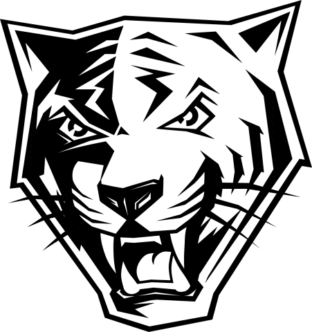Bengal Face Logo - Black