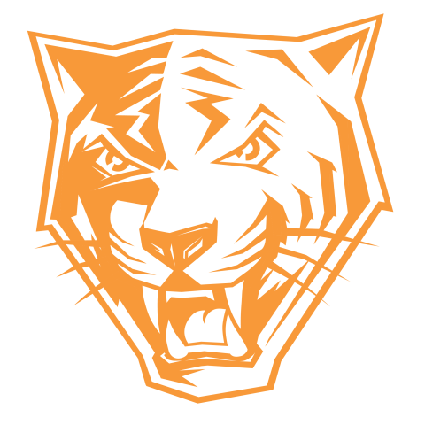Bengal Face Logo - Orange